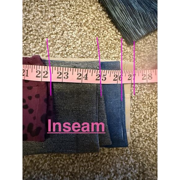 Lot Of 3 leggings Girls Size M 10-12 - Picture 6 of 6